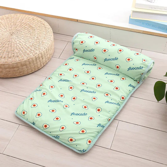 Ice Silk Pet Cooling Mat - Portable Summer Cooling Bed
